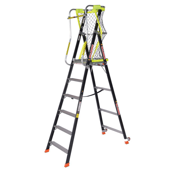 Dr.Ladder®玻璃纤维围栏平台梯轻装版